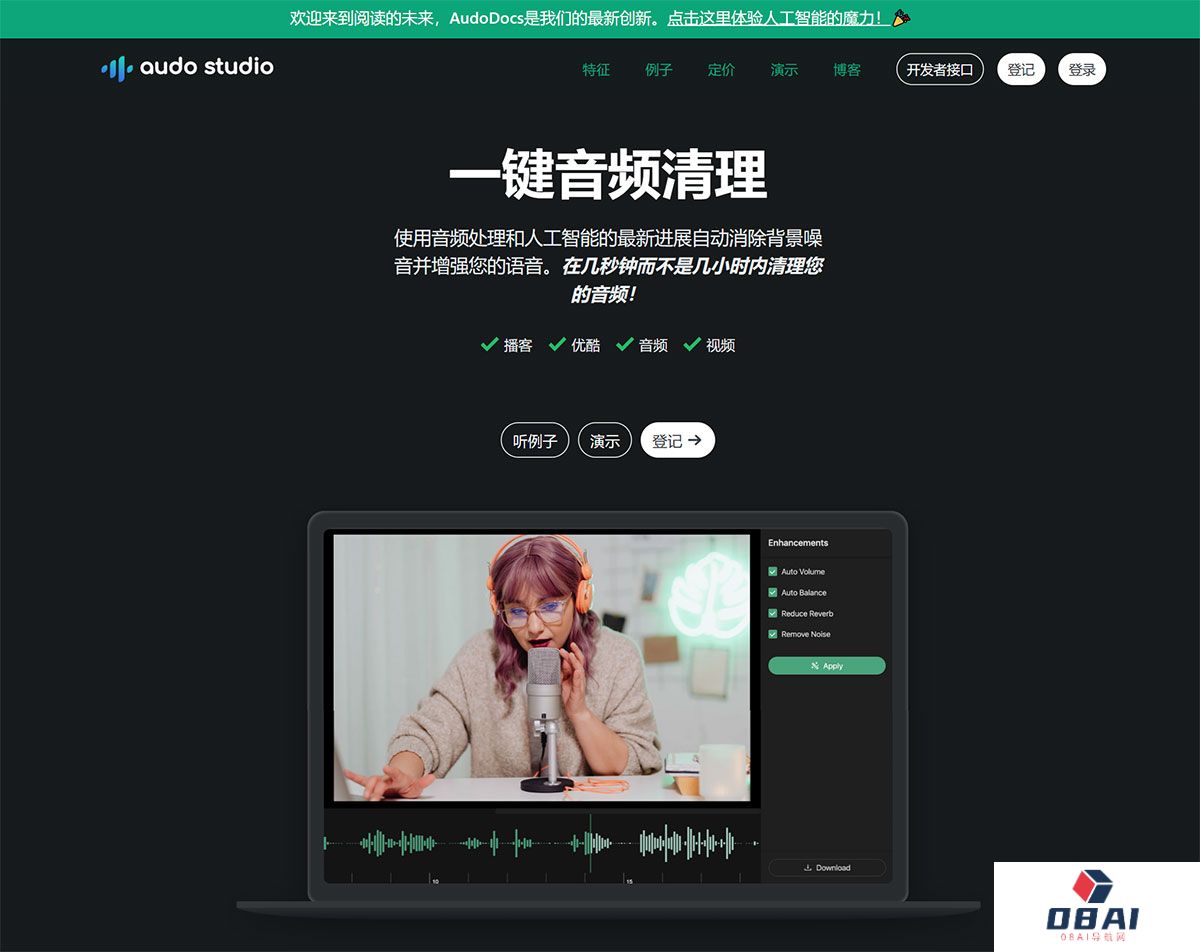 奥多工作室--一键音频清理---audo.jpg