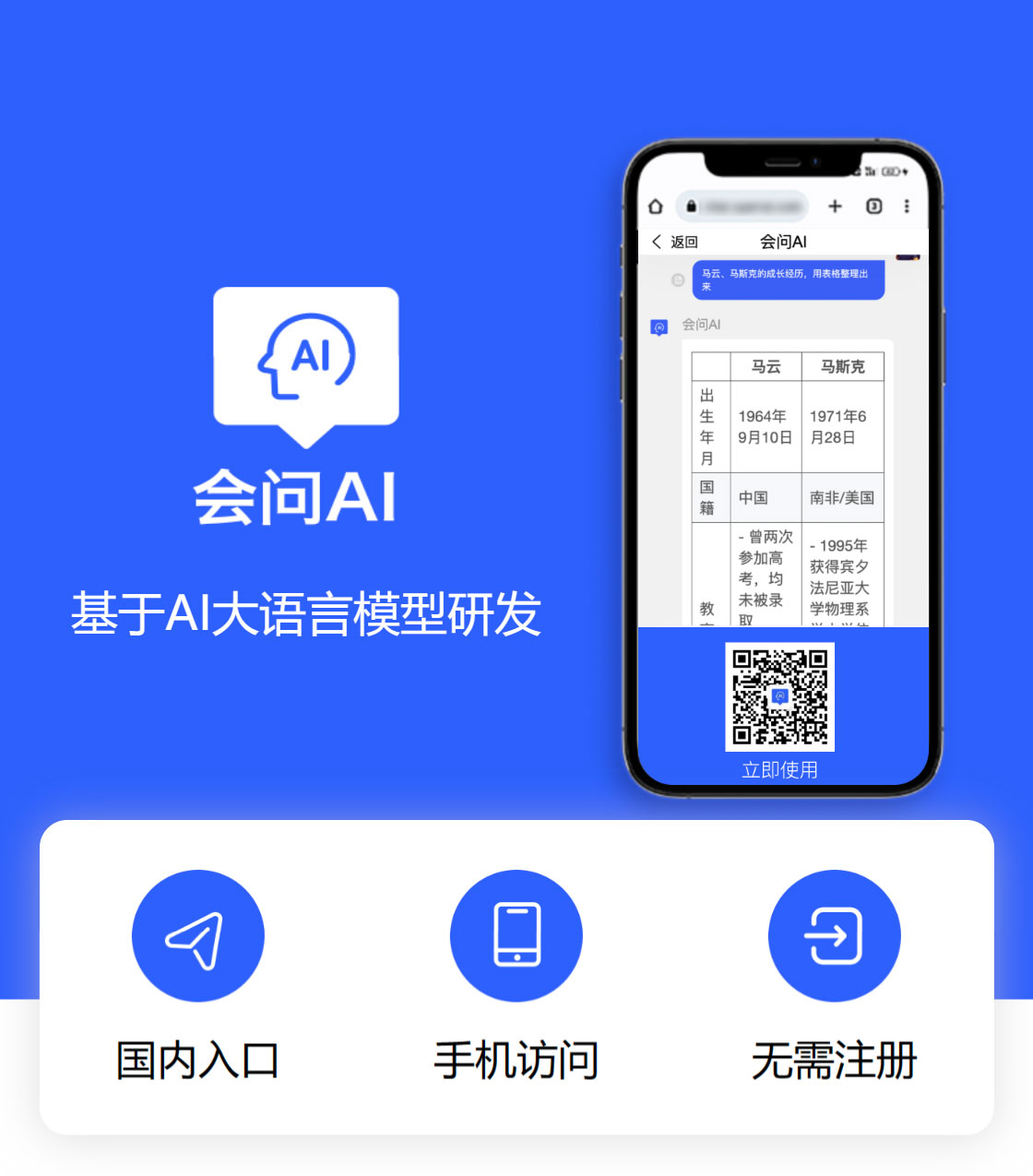 <strong>会问AI</strong>
