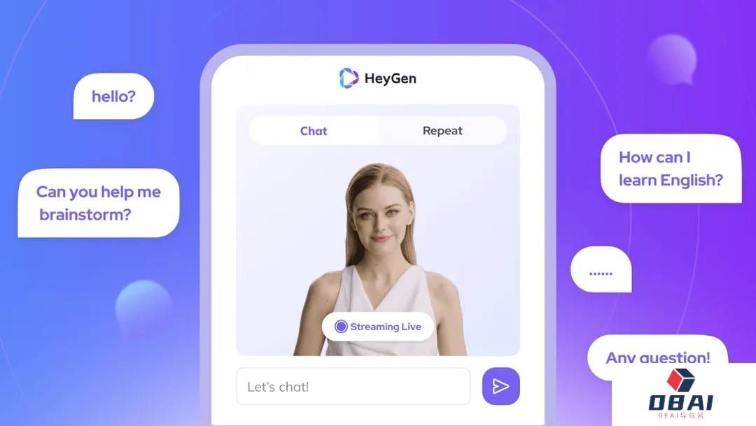 HeyGen 5.0版本发布：全新的视频编辑界面、实时数字人聊天、视频翻译等功能