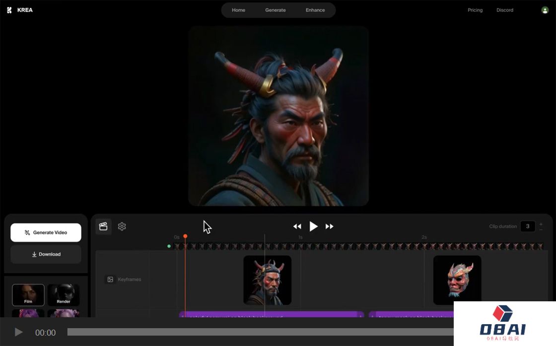 Krea AI推出一款全新的视频生成工具：Krea Video