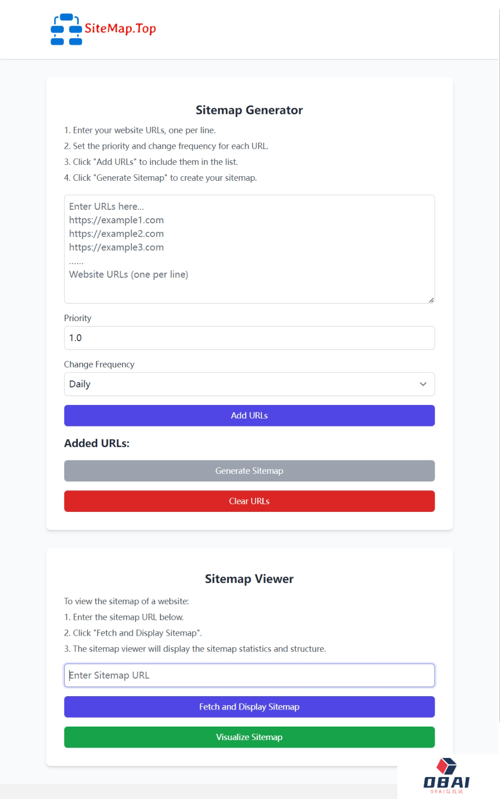 Sitemap 网站地图生成、数据分析及可视化工具