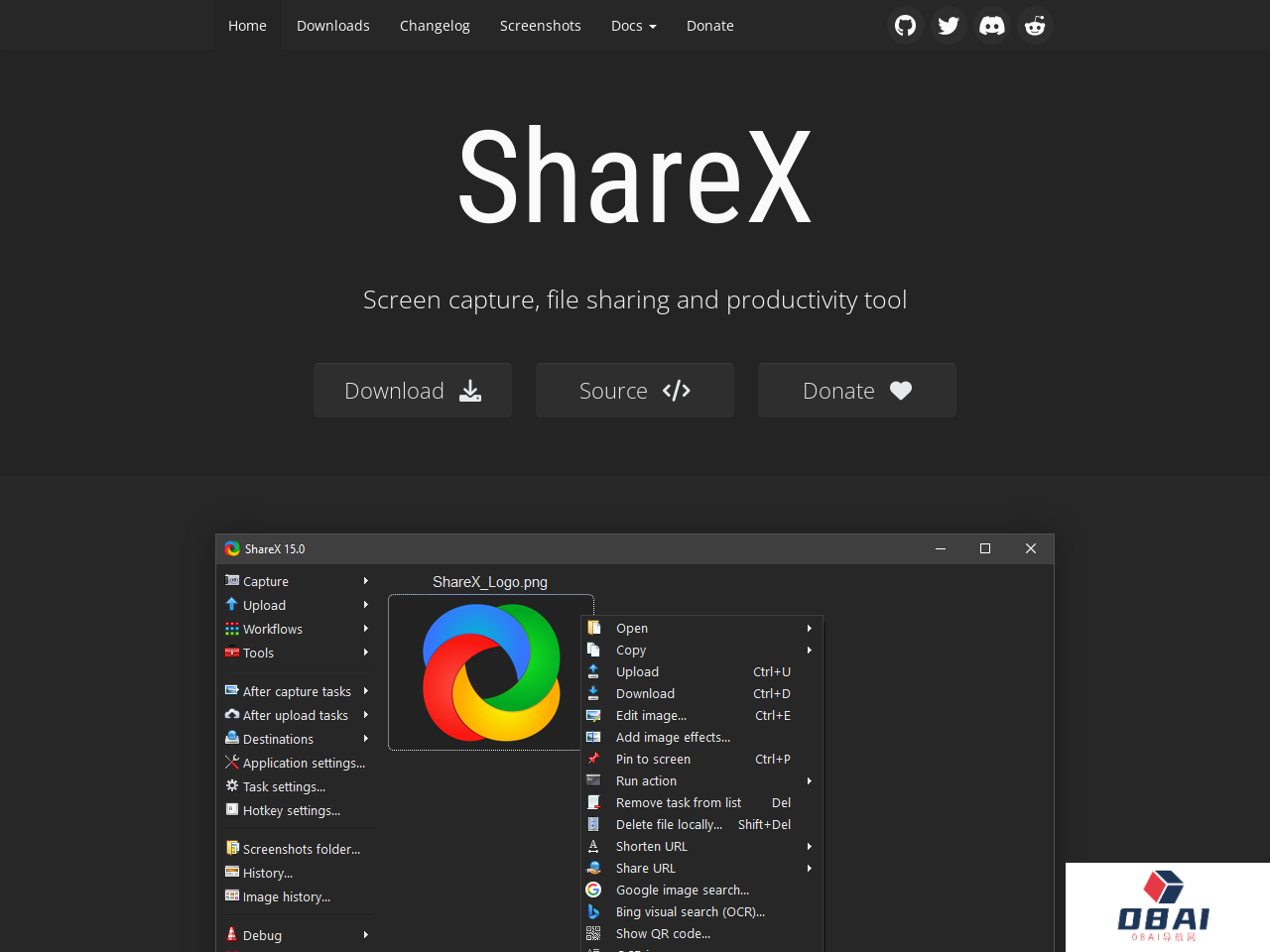 ShareX 高级截图