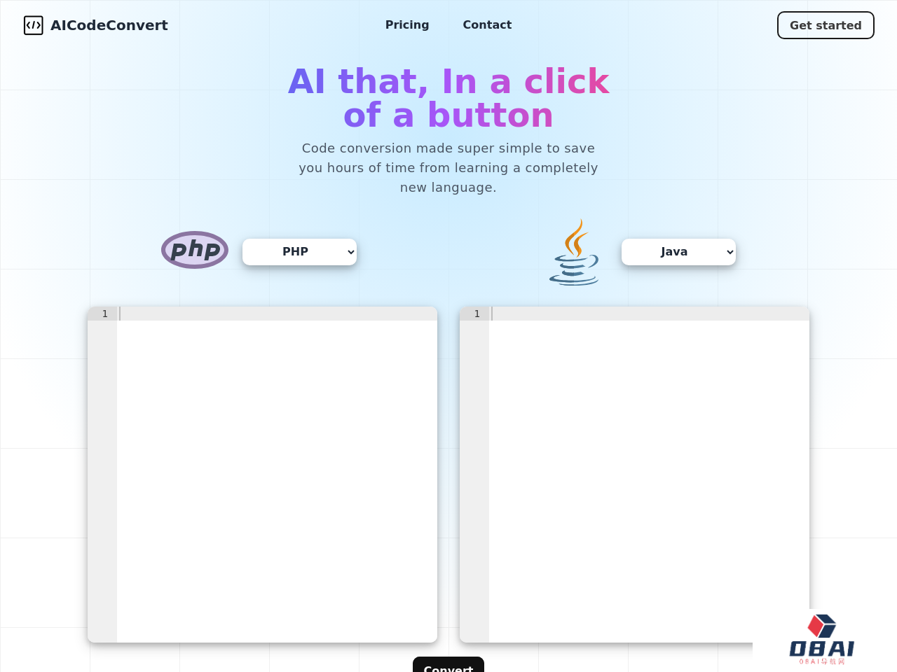 AICodeConverter 代码转换