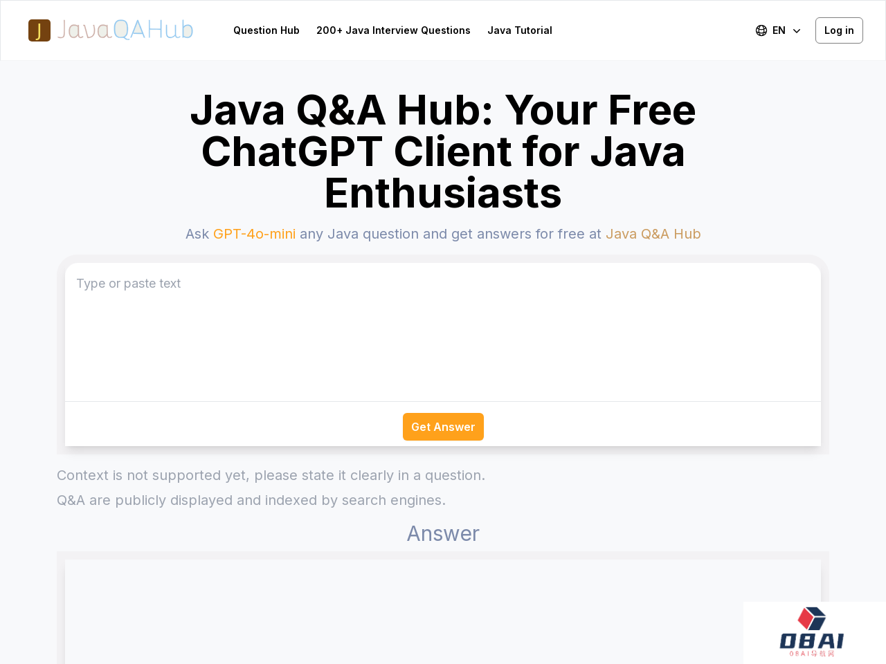 Java Q&A Hub—Java问答