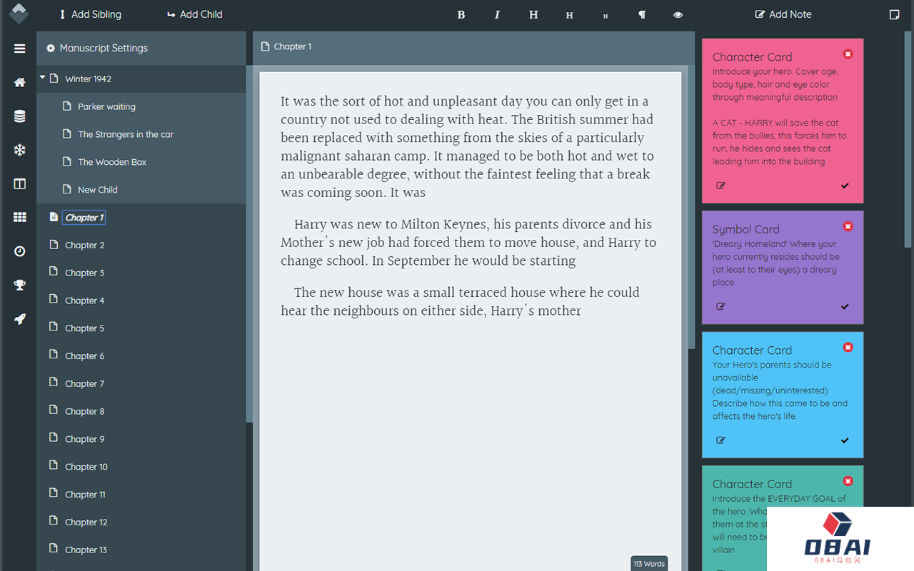Wavemaker 小说写作
