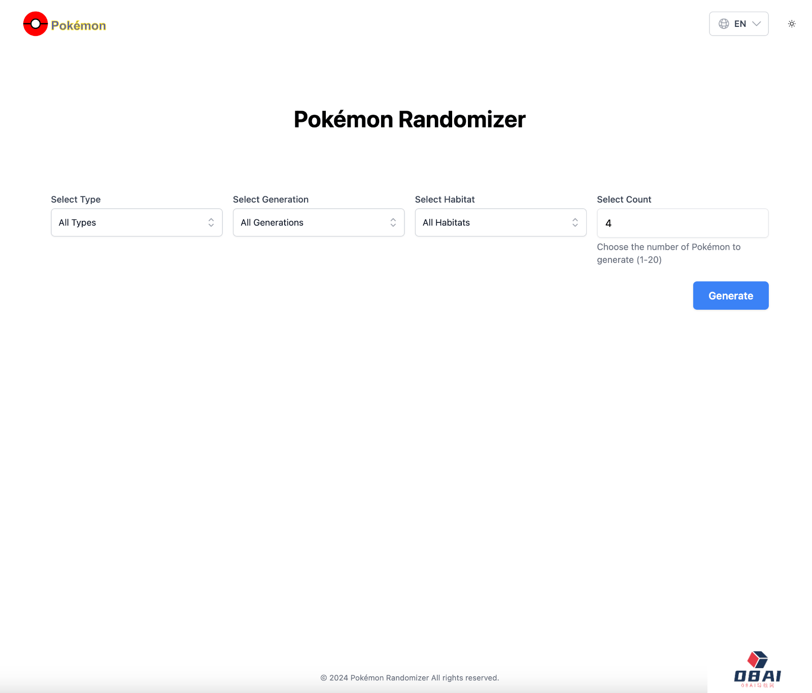 宝可梦随机生成器