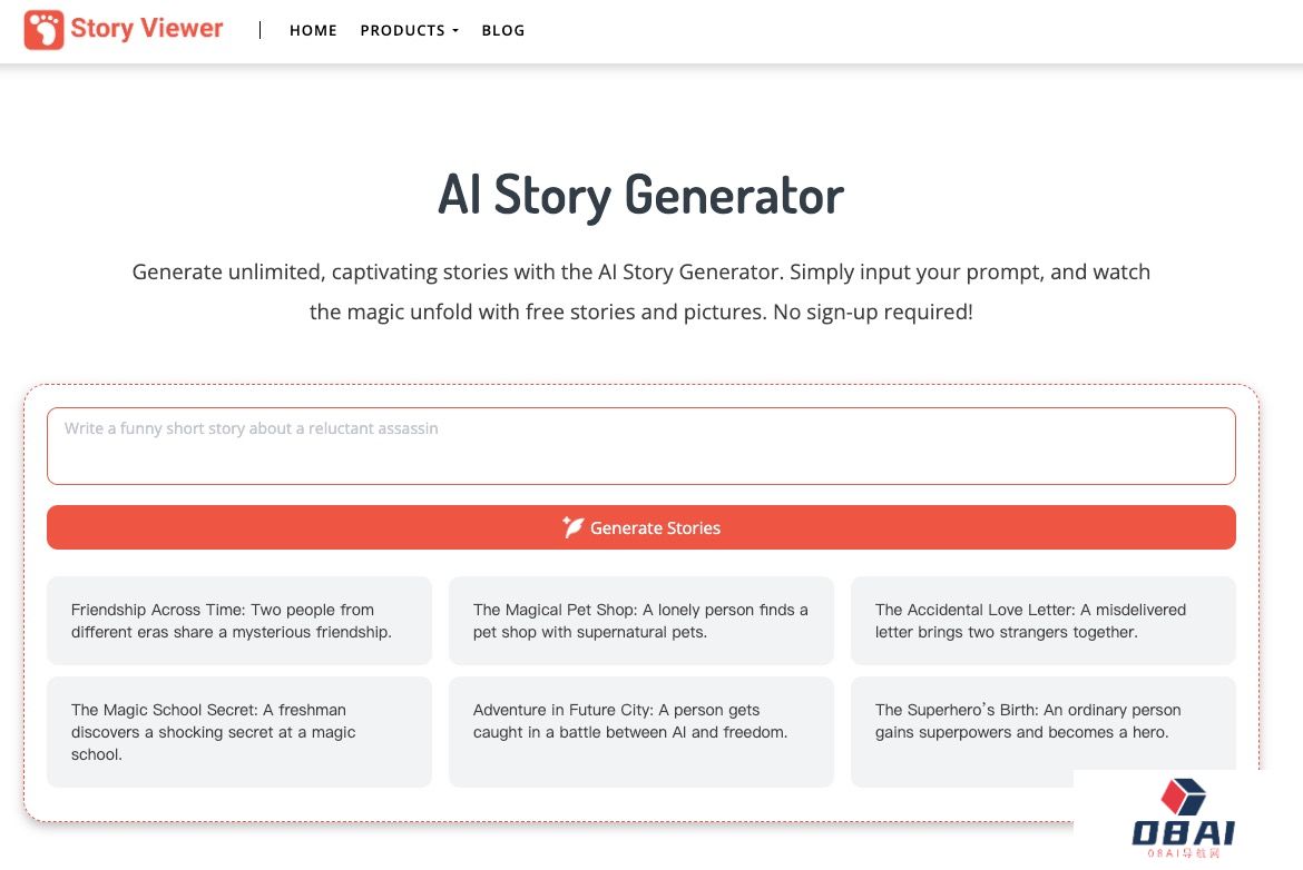 AI Story Generator - AI故事生成器