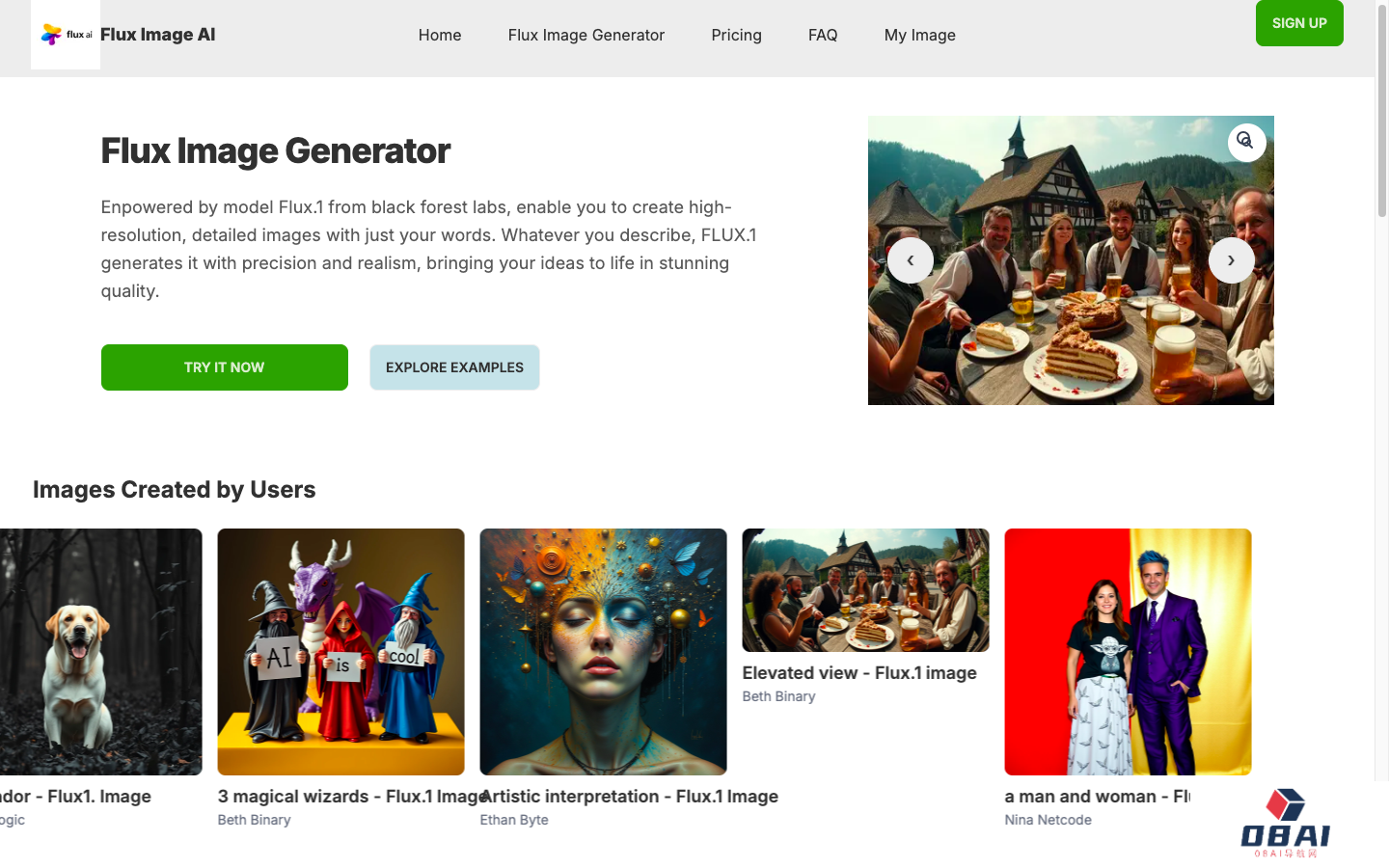 Flux AI Image generator - 图像生成