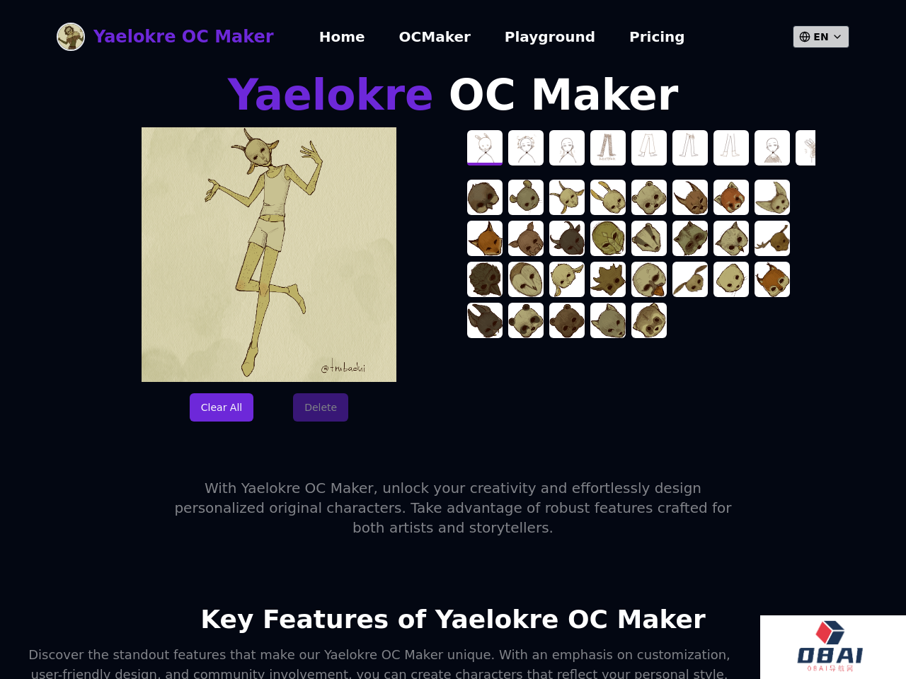 Yaelokre原创角色生成器