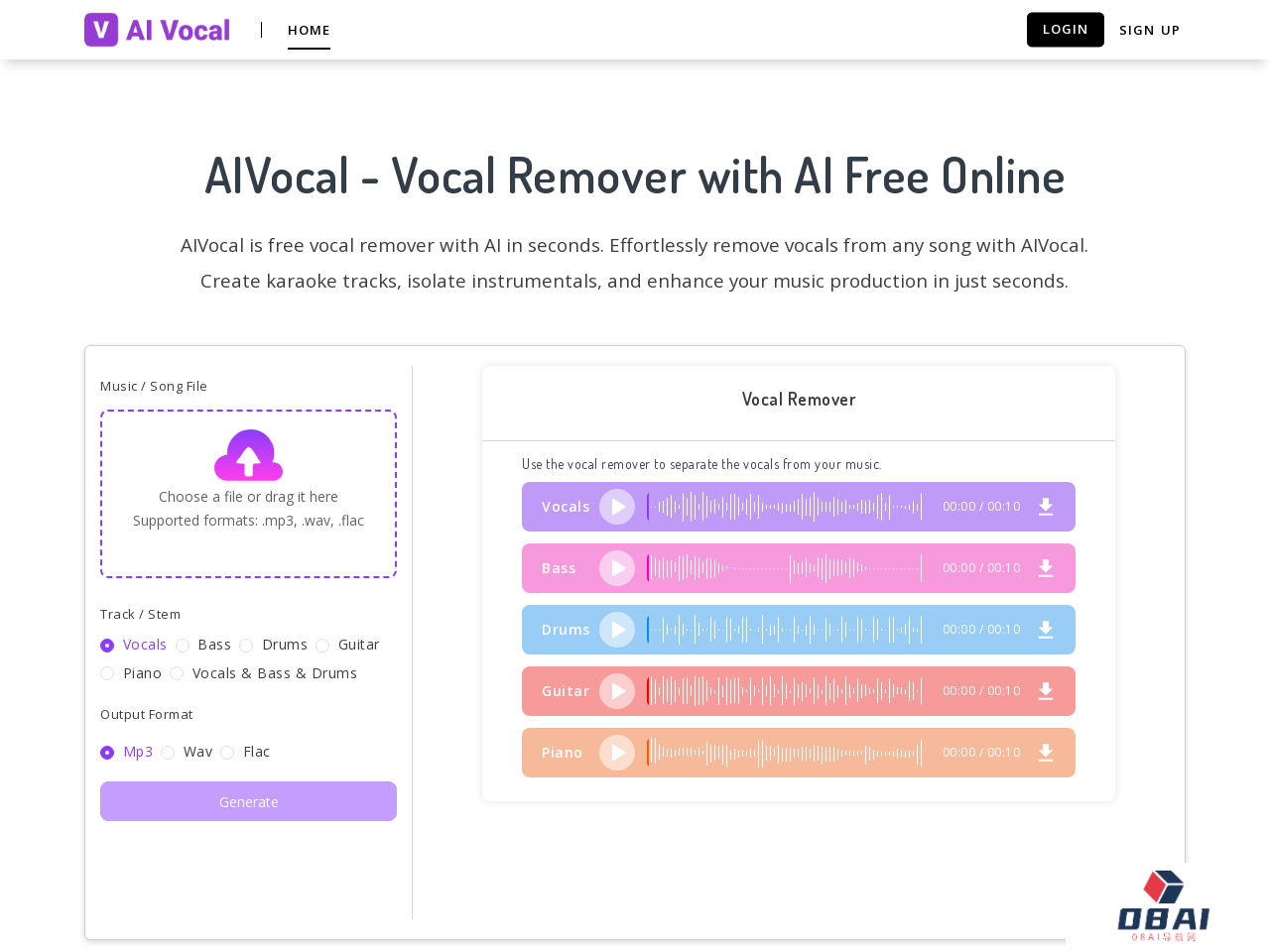 Vocal Remover - 音乐分离器