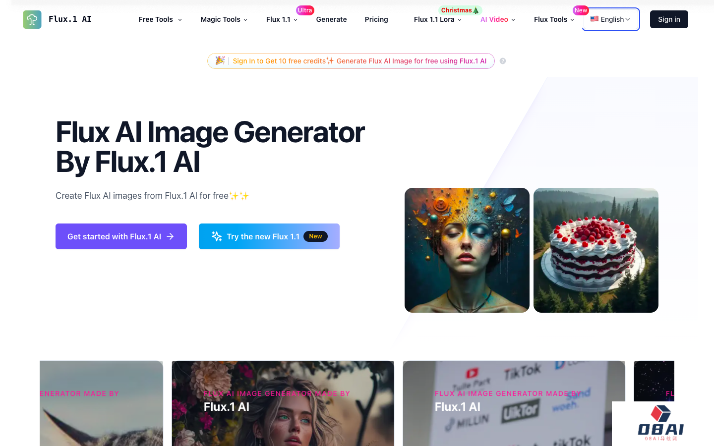 Flux AI - AI图片生成器