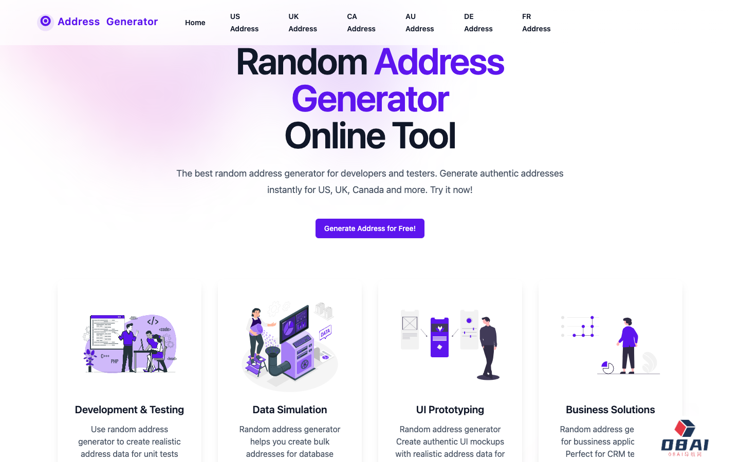 Random Address Generator随机地址生成器