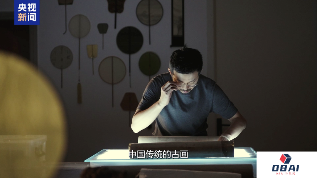 AI修复让失色古画重现光彩