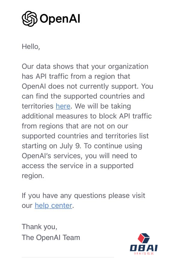 OpenAl终止向中国提供API服务丨国产大模型提出「API搬家服务」丨GPT-4o高级语音模式开启灰度测试