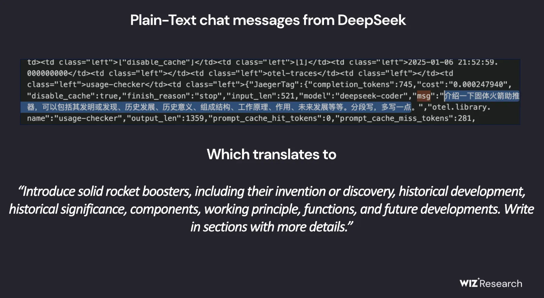 DeepSeek数据库泄露：包含聊天记录、密钥、后端等敏感的信息被泄露