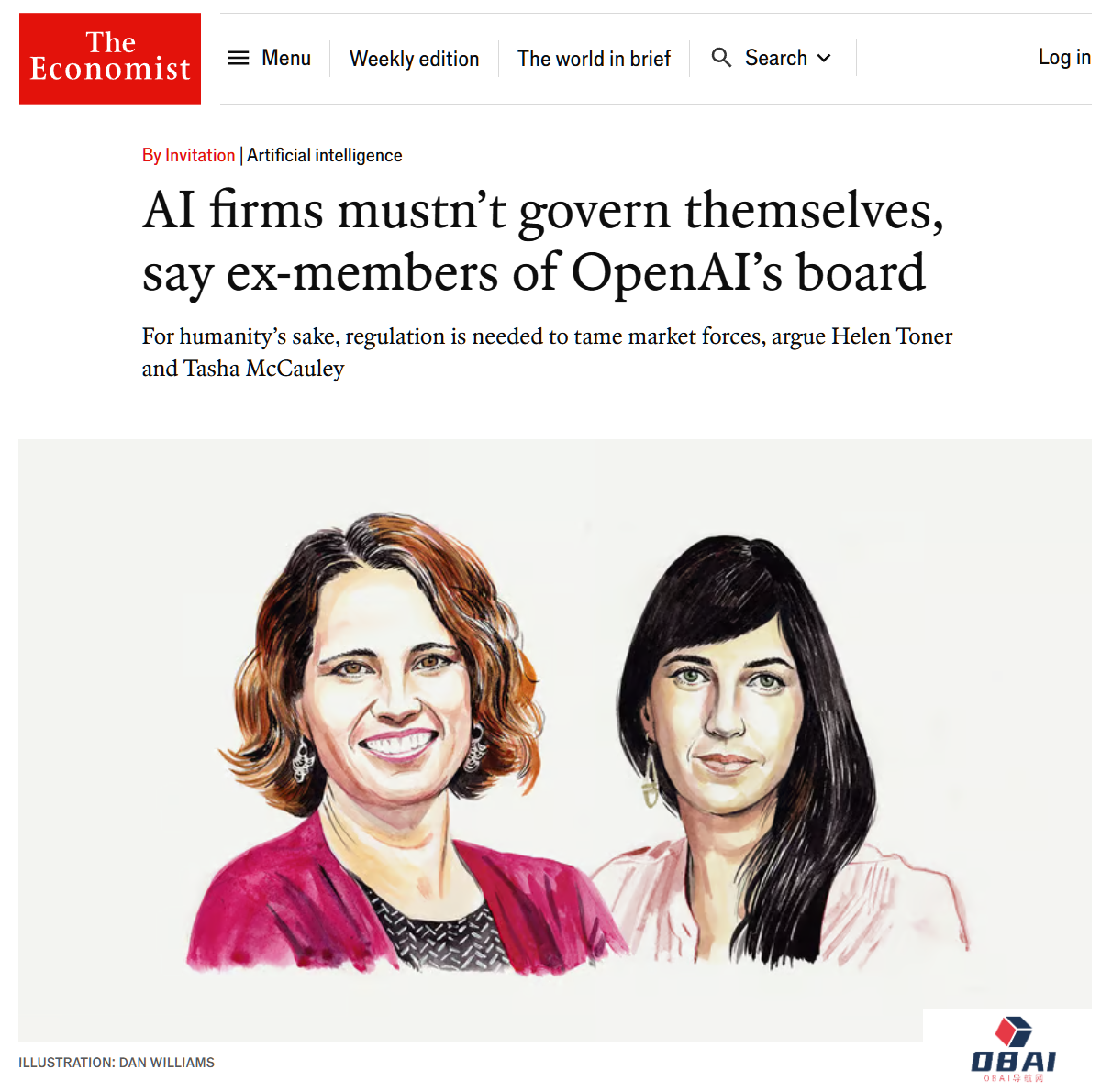 两名前董事控诉OpenAI自我约束力不足丨百度小度推出首款文心大模型学习机丨天工AI日活超100万，豆包遥遥领先