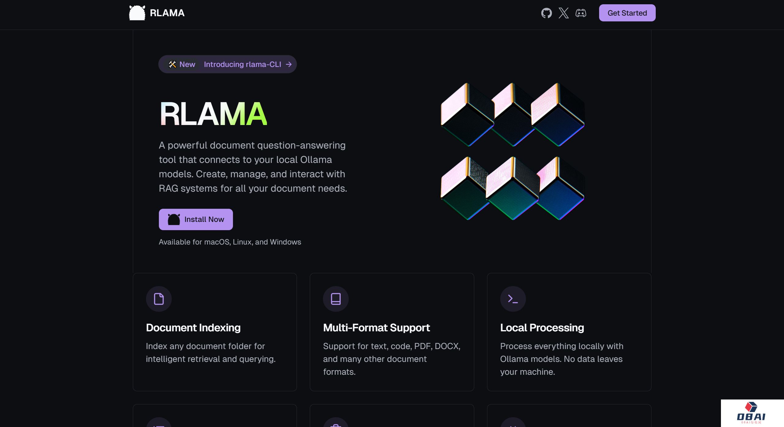 RLAMA：开源的本地文档问答工具，可高效管理和检索文档