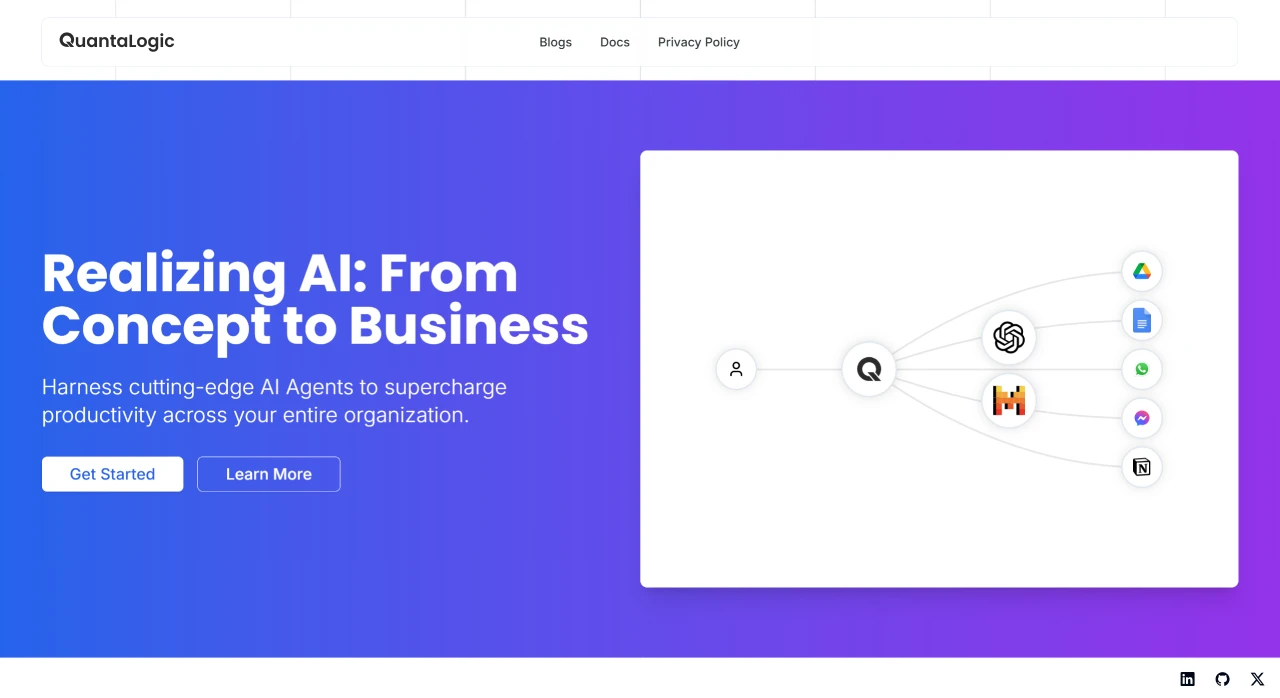 QuantaLogic：用于构建高级AI代理的ReAct框架
