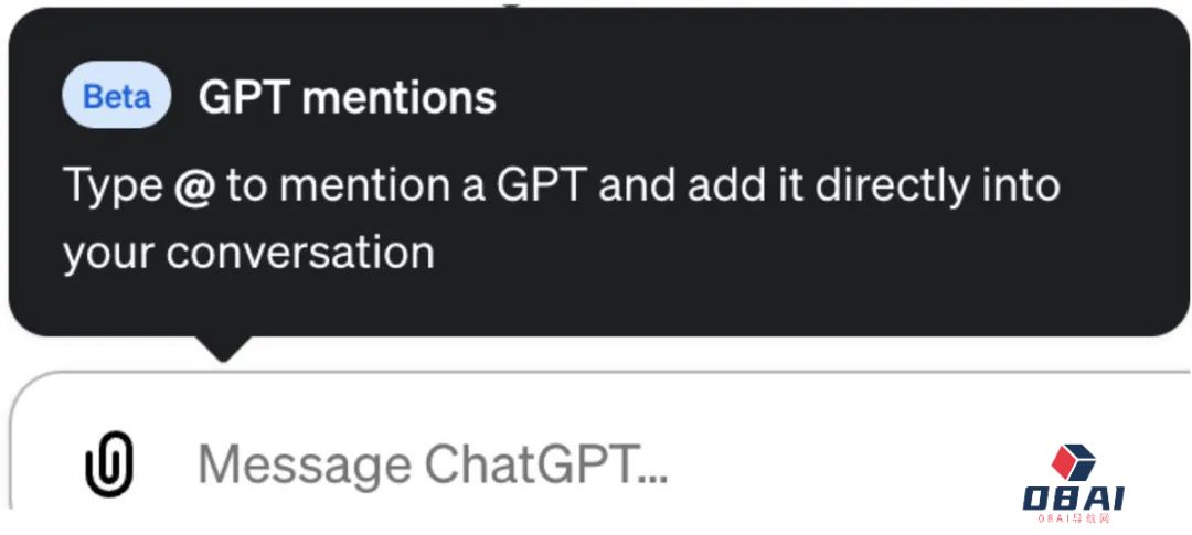 ChatGPT上线GPTs「@艾特」功能：让GPT应用商店300万+的AI机器人为你打工，一个人就是一家公司