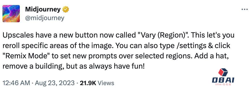 一键修复画面崩坏，每月10美元订阅：AI绘画工具Midjourney推出局部重绘新功能Inpainting