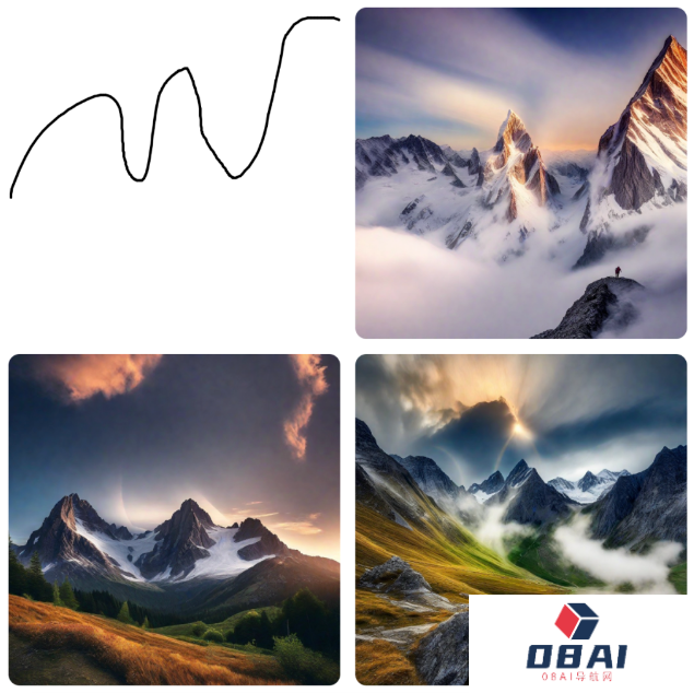 开源AI草图变美图绘画工具_AI草图生成精美图片工具_AI手绘线稿生成图片工具