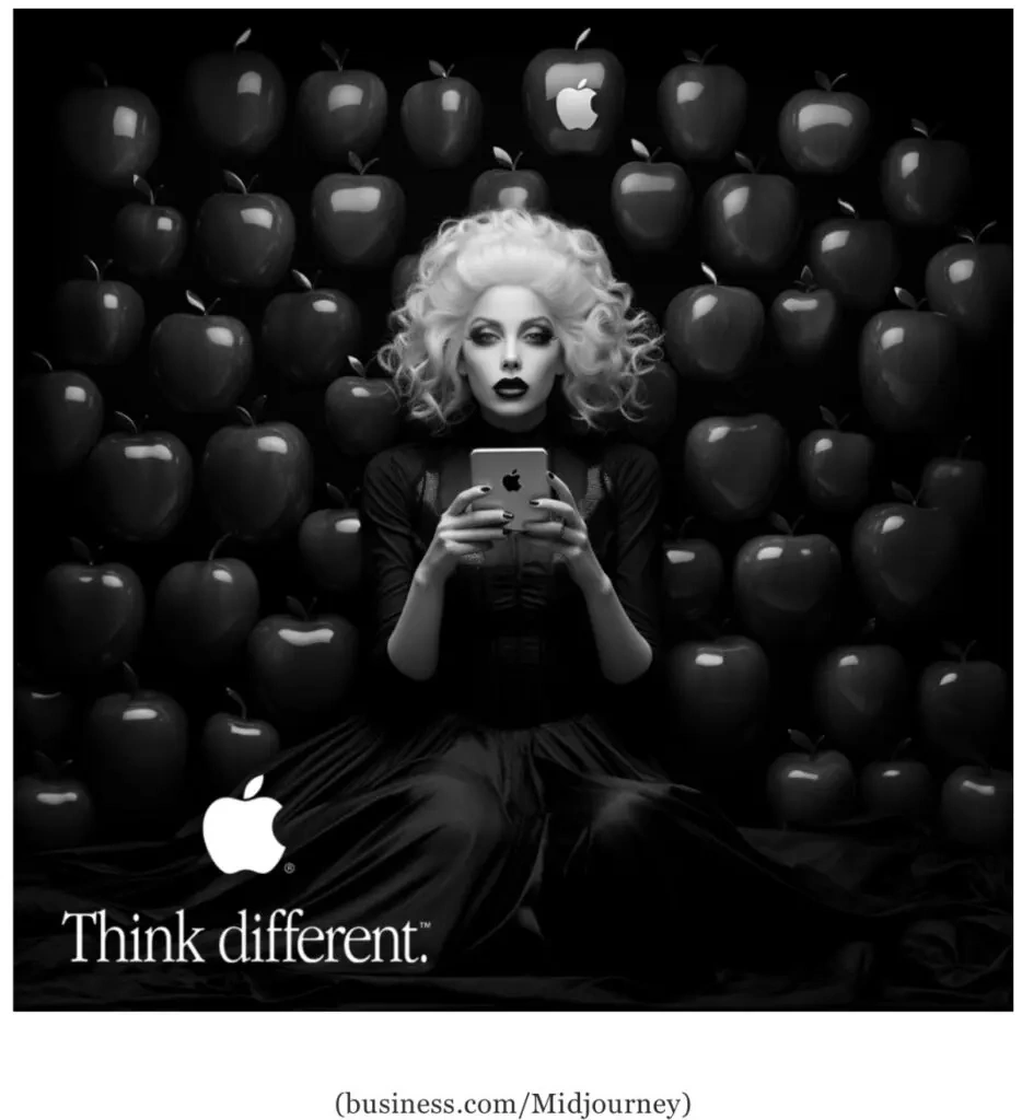 时隔26年，美国Businesss商业网站利用AI绘图复刻苹果1997经典广告“Think Different”