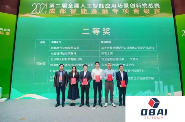 长财科技“交易贷”项目获全国人工智能应用场景创新挑战赛智能金融专项赛二等奖