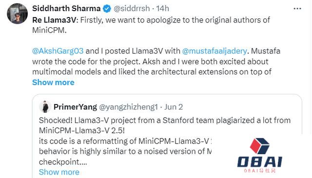 错例都一样！斯坦福学生团队致歉抄袭中国大模型：已撤回，代码作者失联