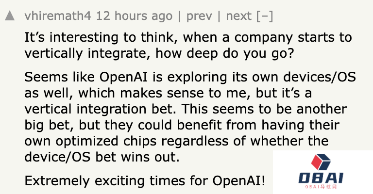 重磅：OpenAI正在筹备自研AI芯片，开始评估潜在收购目标！