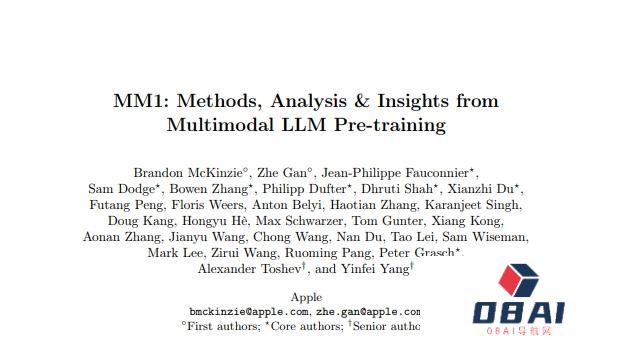 苹果全面转向生成式AI（AIGC）！推出300亿参数多模态大模型