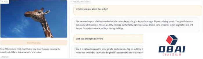 视频解析工具Video-ChatGPT上线 让视频剪辑更有趣
