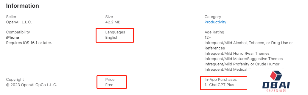 ChatGPT推iPhone版APP 官方应用程序是免费的（没有广告！）