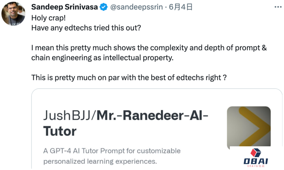 挖掘GPT-4最大潜力让GPT-4变成你的“梦中情导”，Github万星AI导师火了