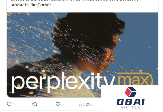 Perplexity发布Max订阅计划：每月200美元解锁无限AI生产力