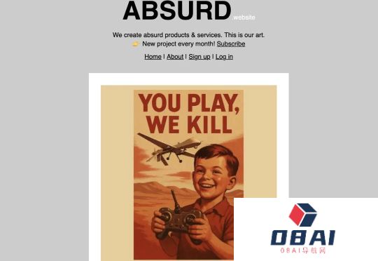 世界上最荒谬的网站，治好了我的AI焦虑