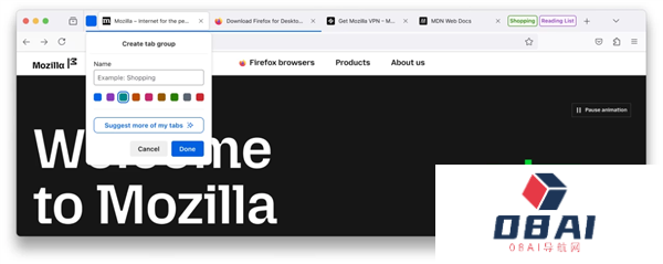 火狐浏览器Firefox141.0正式发布！带来AI标签组、终于支持WebGPU